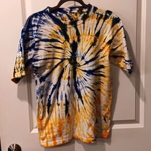 LG African cotton tie die cotton t-shirt
